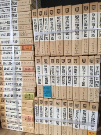 愛知県碧南市で保育社原色図鑑、書道本、原色法帖選などを出張買取しました。