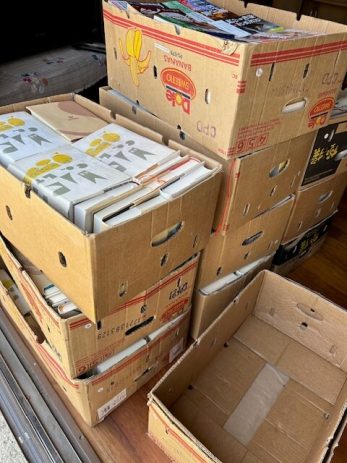 【愛知県豊明市】近年発行の歴史小説をダンボール箱に30箱ほど買取しました。